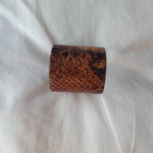 Leather cuff bracelet